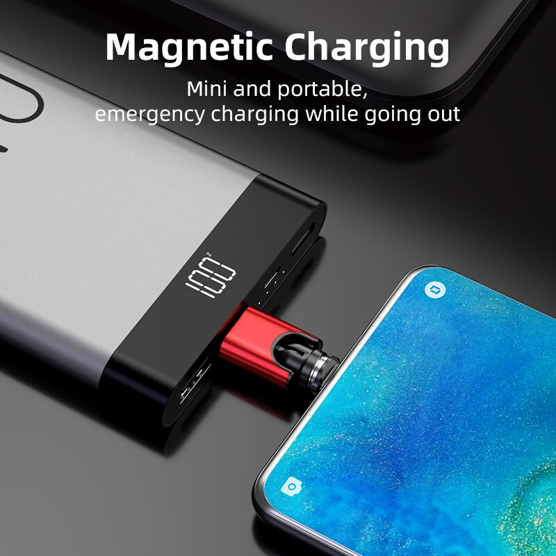 케이블 USB 충전용 미니 마그네틱 충전기